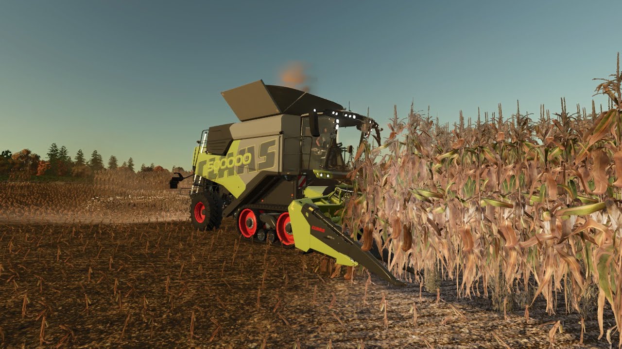 CLAAS Trion Maisernte auf der Oberschwaben Map – LS25