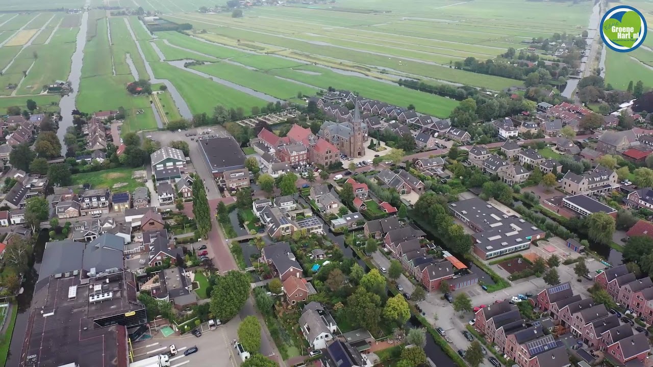 Reeuwijk Dorp in vogelvlucht