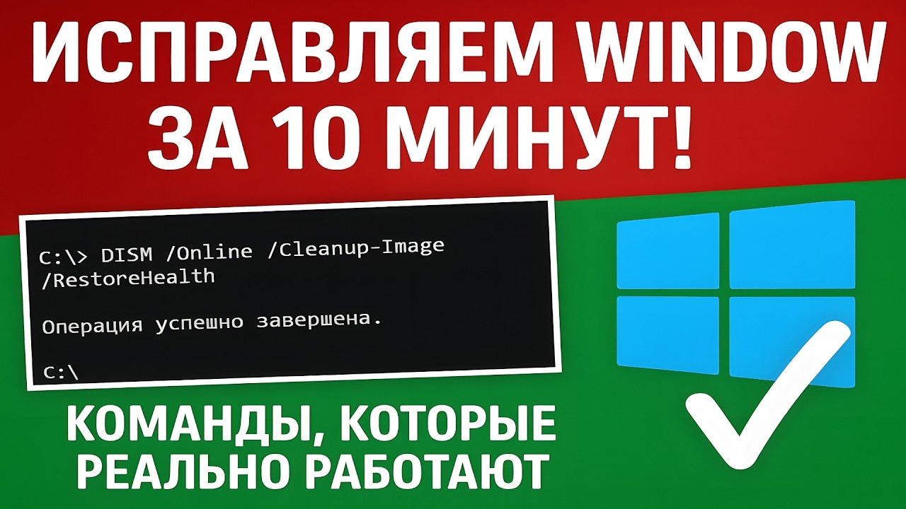 Ремонт Windows без переустановки