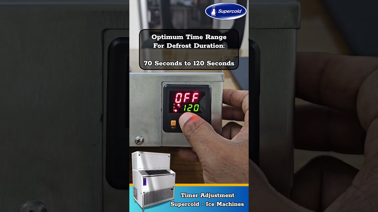 Supercold - Ice Machine - Timer Adjustment