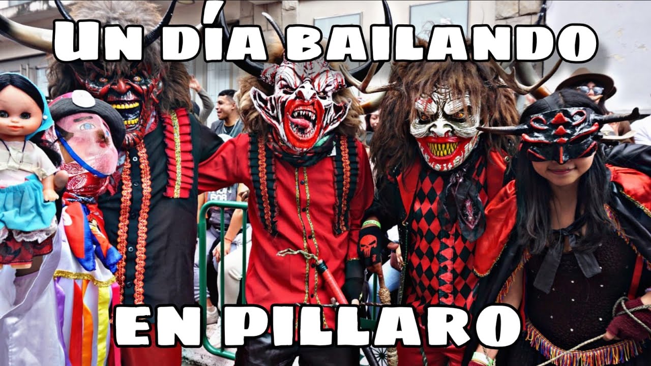 ¡Bailé con los DIABLOS en Píllaro! (Casi no sobrevivimos 😅)