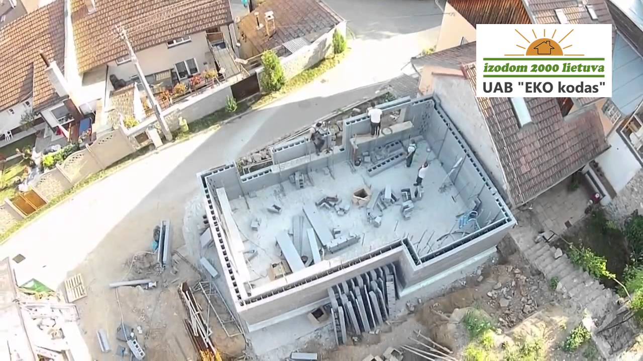 Vienos dienos statybos Čekijoje - naudojant 