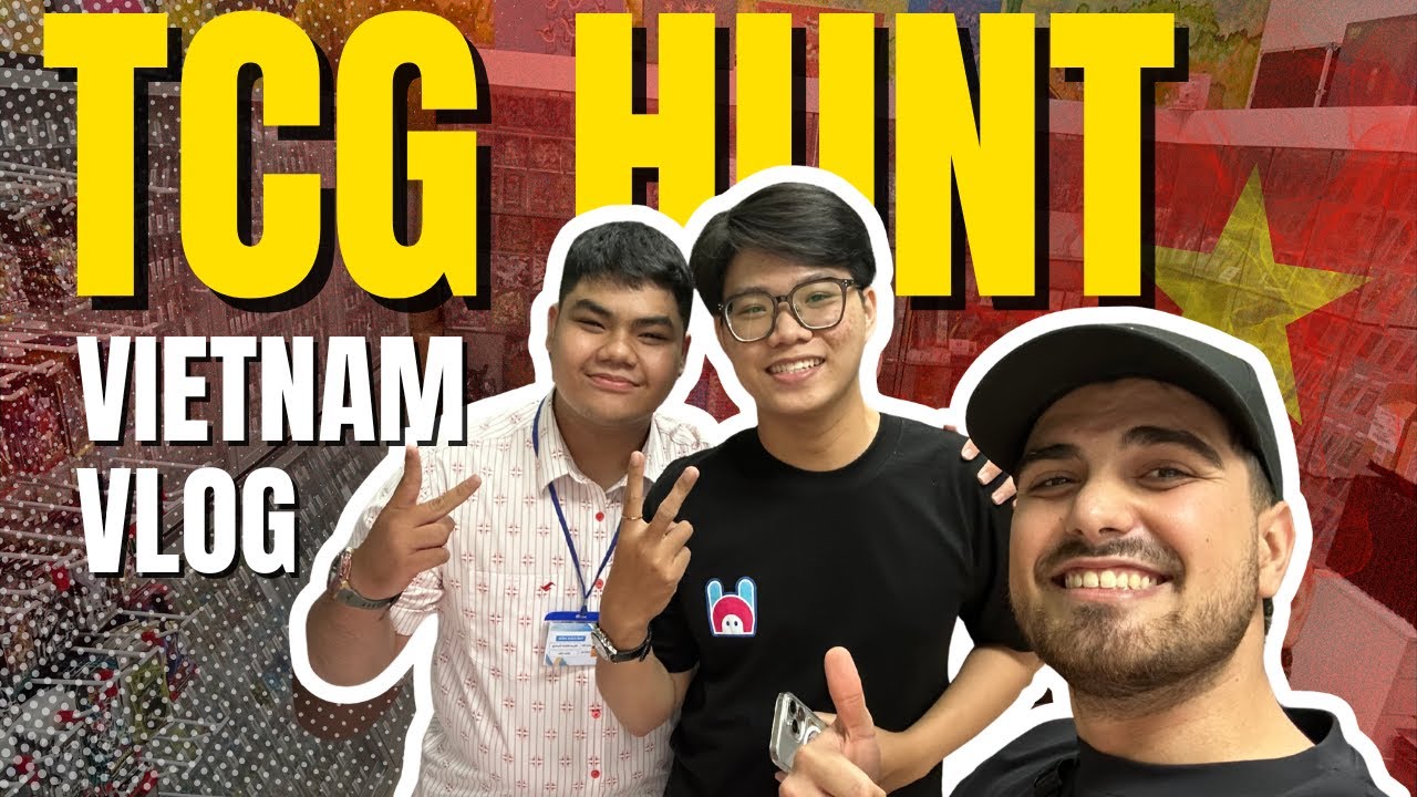 TCG Hunt Vlog - Ho Chi Minh City (Vietnam) | Pokémon Shopping & Giveaway! 🌟