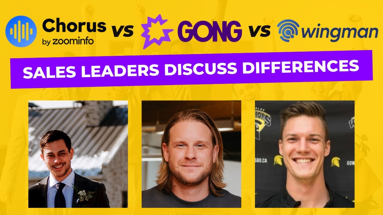 Gong vs Chorus (Zoominfo) vs Wingman (Clari) | Users discuss the differences between the platforms