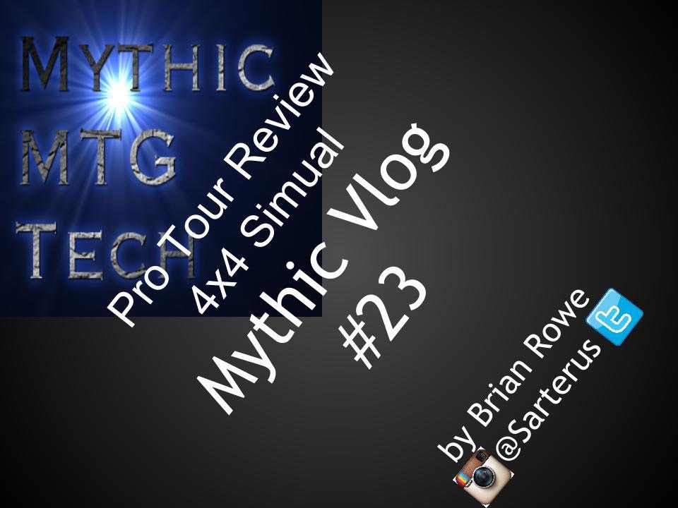 RDW wins the Pro Tour & 4x4 Simual Board Game - Mythic Vlog # 23
