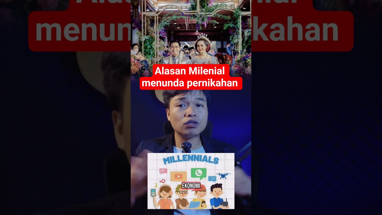 Mengapa Generasi milenial susah menikah #faktaunik #milenial #pernikahan #generasimilenial