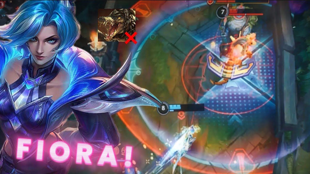 How Fiora Handle Renekton in Top Lane… ! 