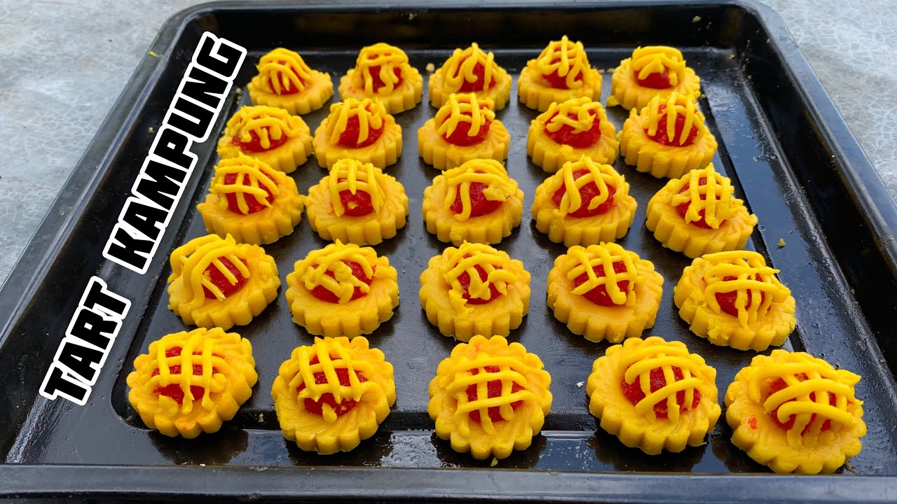 Kuih Tart Kampung /Bunga /Rosalinda  - Kuih Untuk Raya 2023