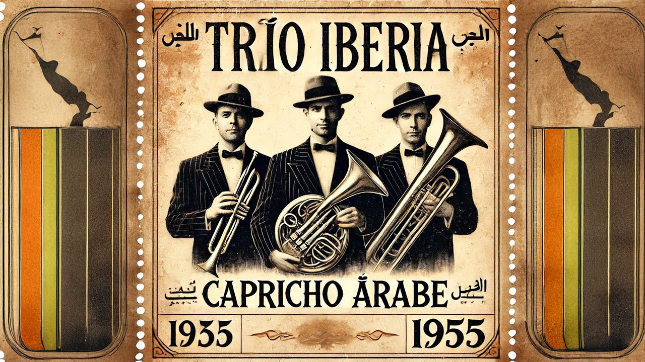 Trío Iberia – Capricho Árabe (1955) | Lost Spanish Brass Trio | AI Remastered | World Music Panorama