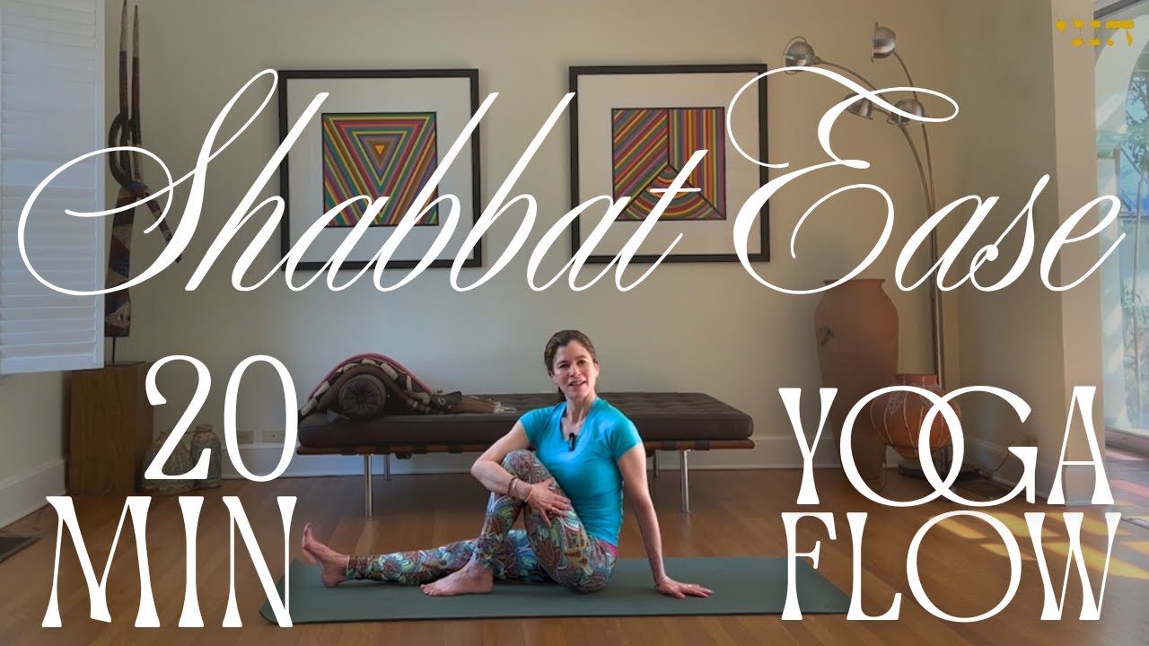 Shabbat Yoga Flow for Ease | 20-Min All Levels Jewish Yoga | Rest, Release & Reset