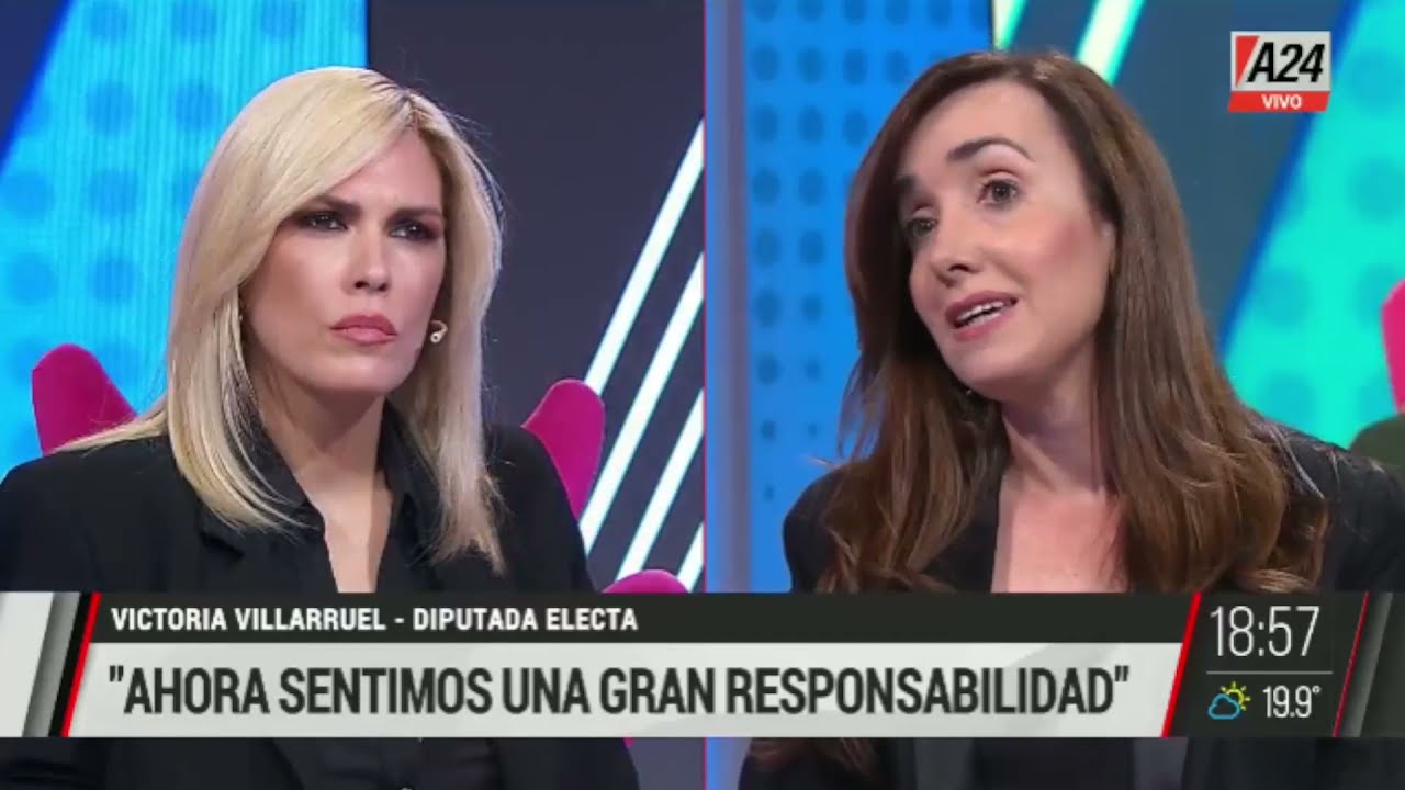 Canosa mano a mano con Victoria Villarruel - Viviana con Vos (16/10/2021)