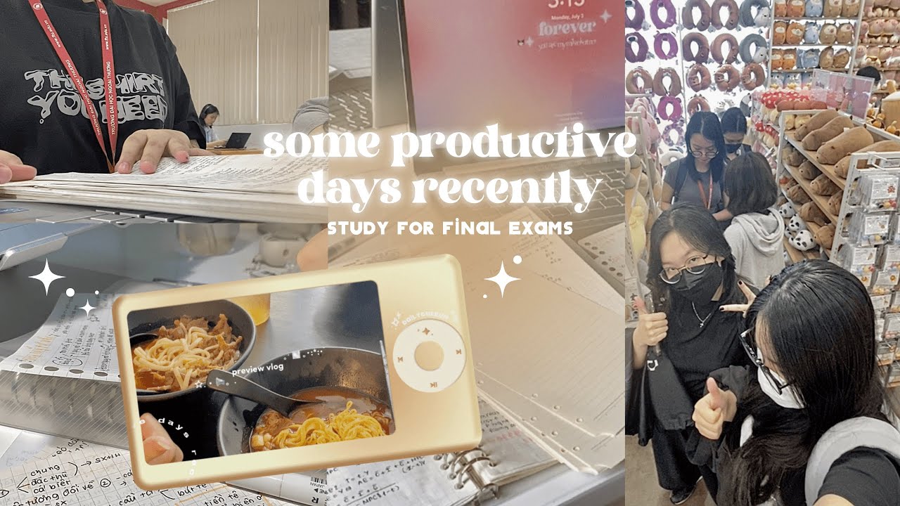 💡 Some productive days recently: những ng&agrave;y &ocirc;n thi final ở FTU2 ☆.・。.