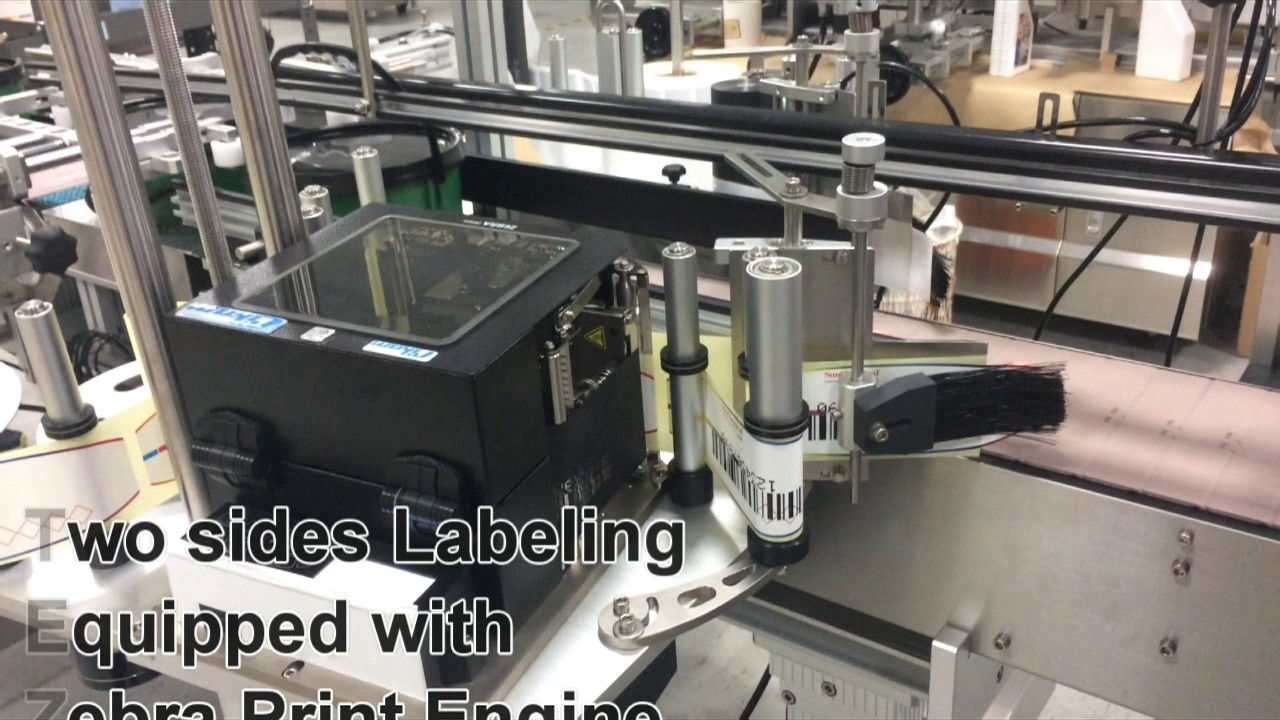PL-622D Two Sides Labeling with Zebra Print Engine