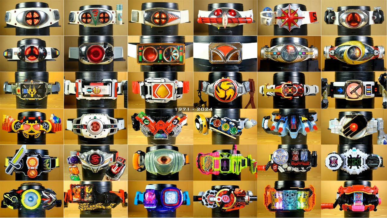 仮面ライダー DX変身ベルト・ドライバー 完全進化 1971- 2024 The Complete History of Kamen Rider DX Henshin Belt Driver 2024