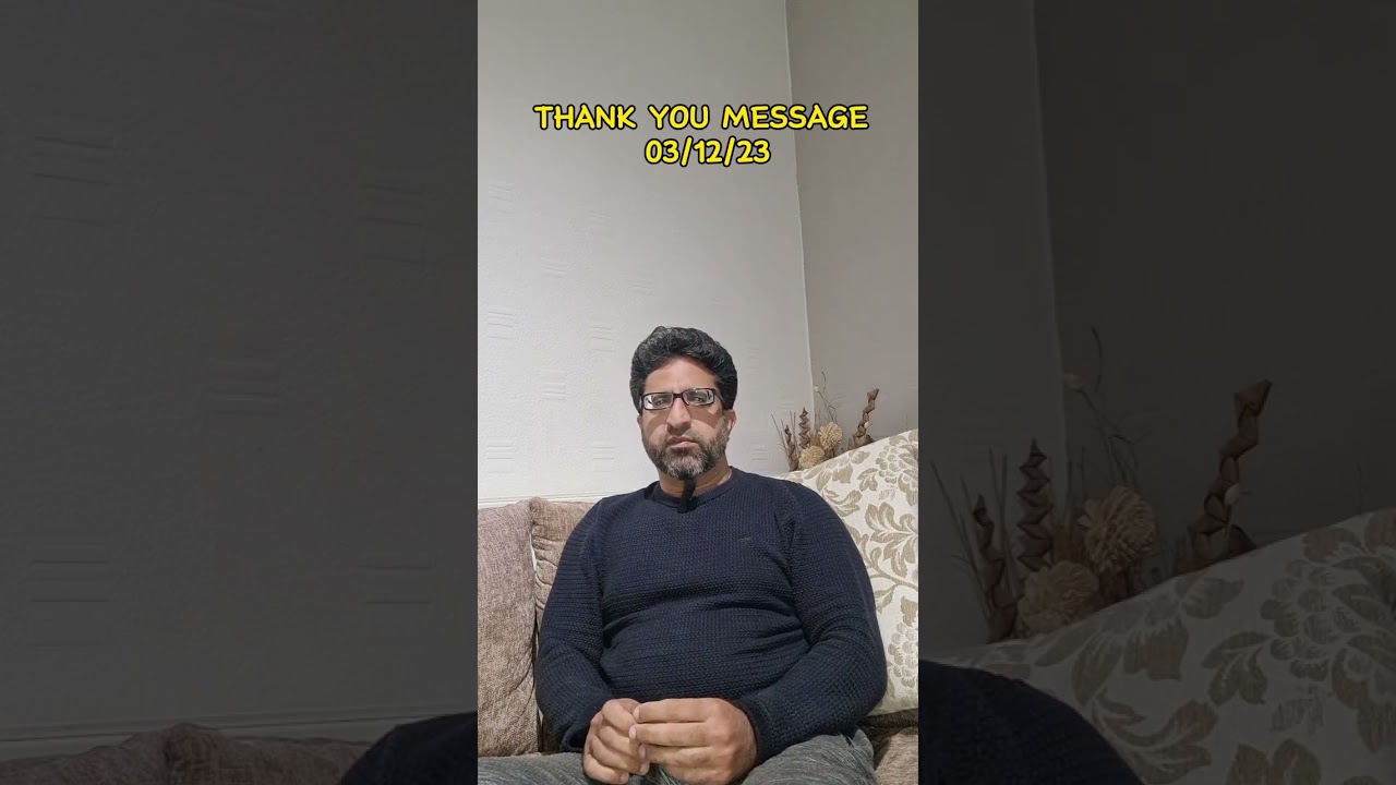 Thank You So Much To Each & Every Single Individual For Great Support (From SHAHZAD KIYANI)