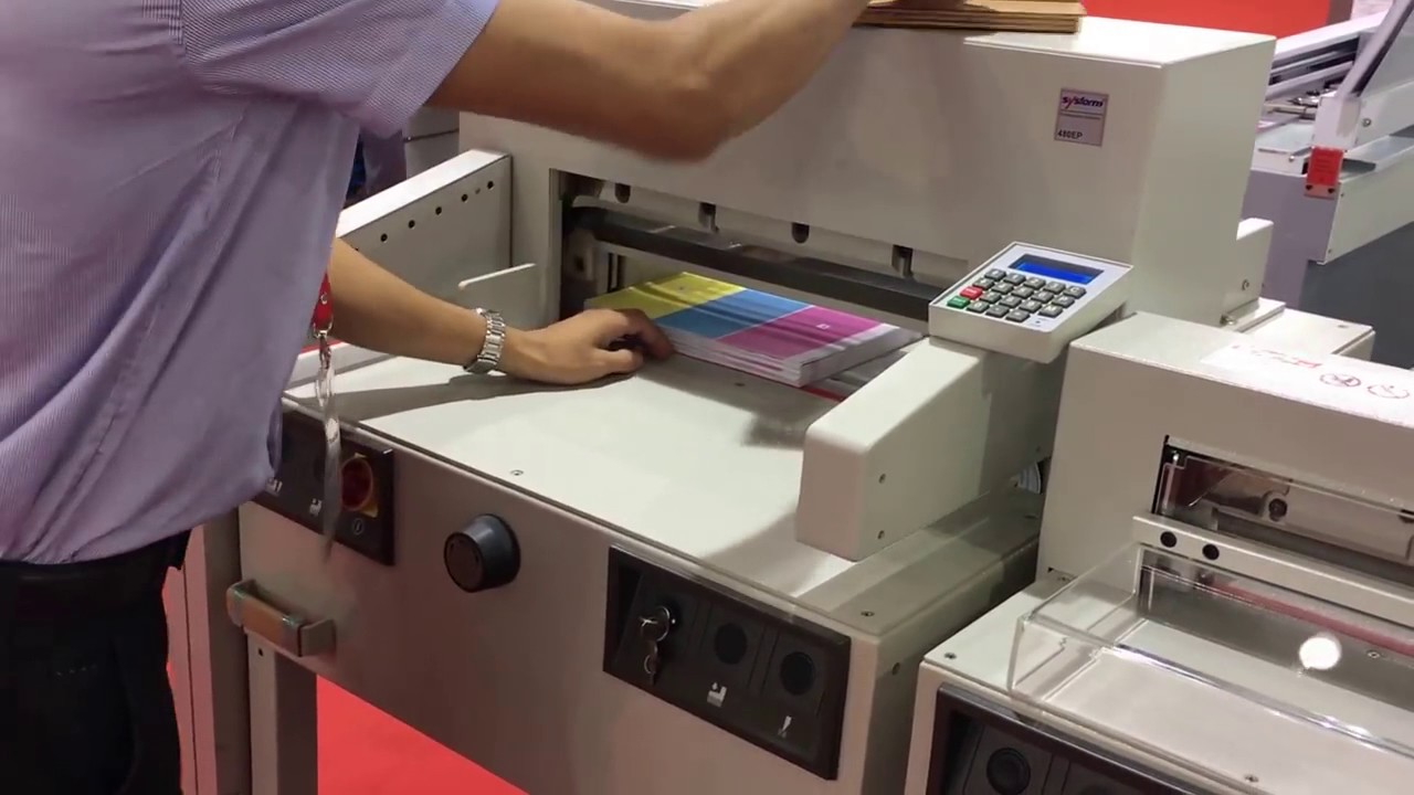 Sysform Electric guillotine 480EP:  Monotech Systems Limited