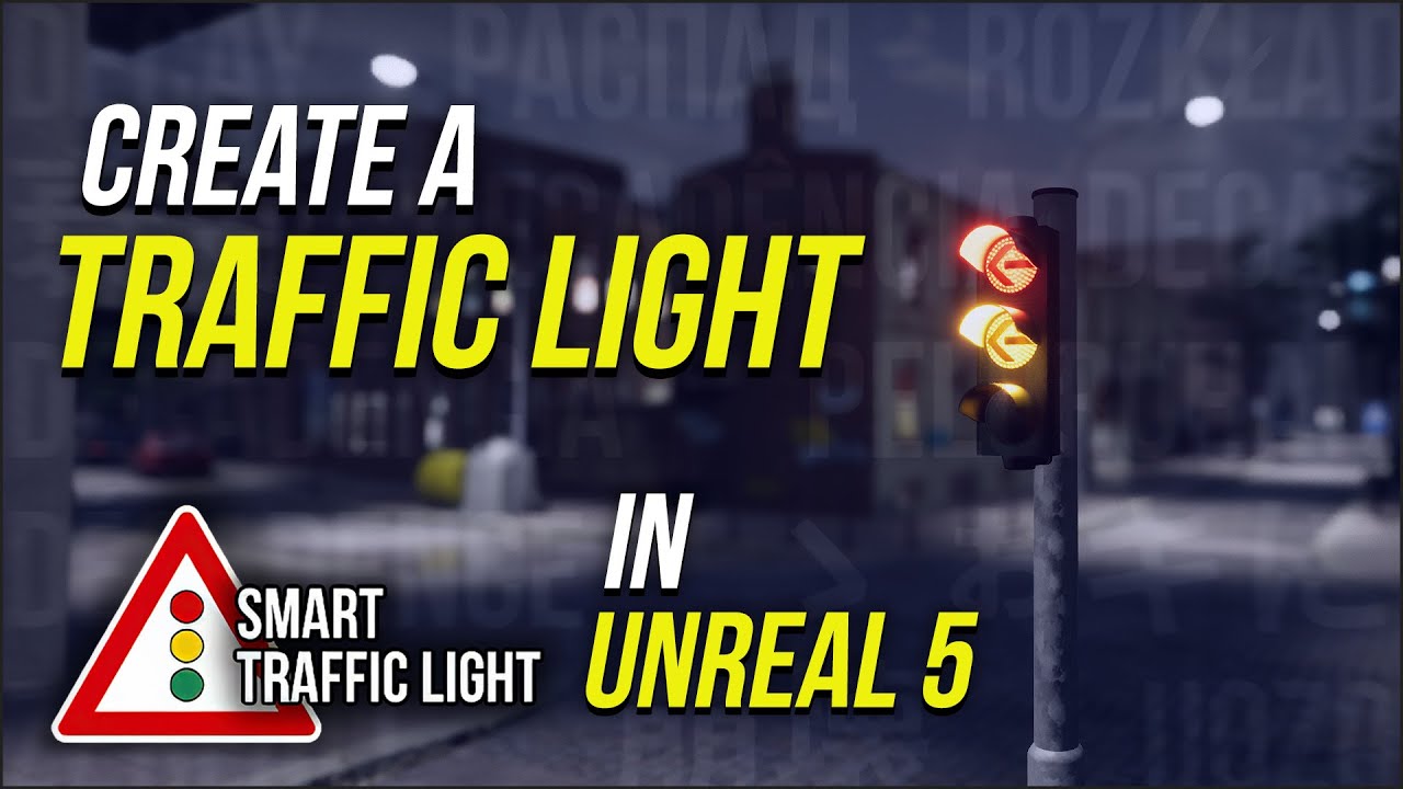 How to set up  a simple Traffic Light — Smart Traffic Light 2.0  for Unreal Engine #ue5