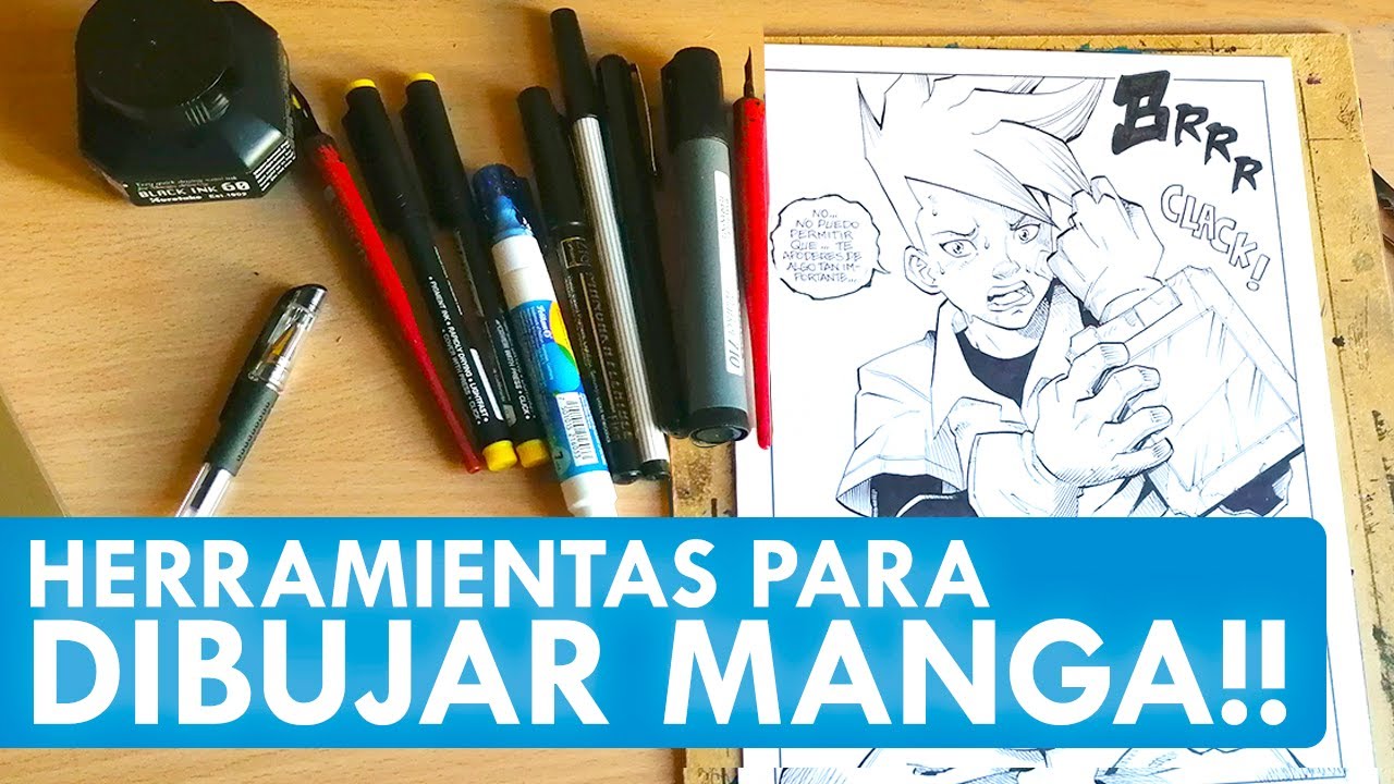 Qué herramientas de DIBUJO uso para hacer MANGA [Como hacer comics] ● Lea Caballero