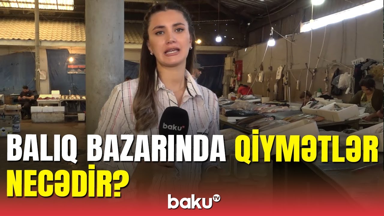 Keşlə bazarında bir g&uuml;n: Bazar g&uuml;n&uuml;ndən başqa hər g&uuml;n təzə məhsul gəlir