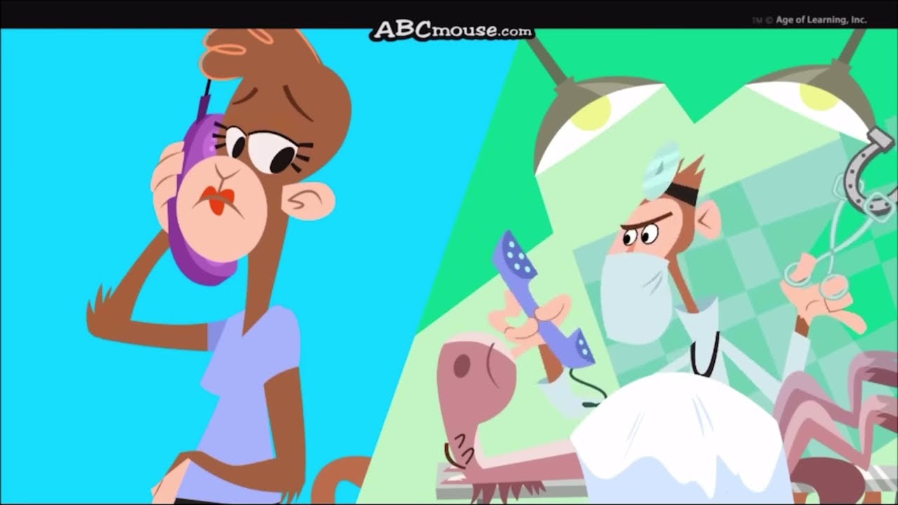 “Five Little Monkeys” by ABCmouse.com (Reversed Version)