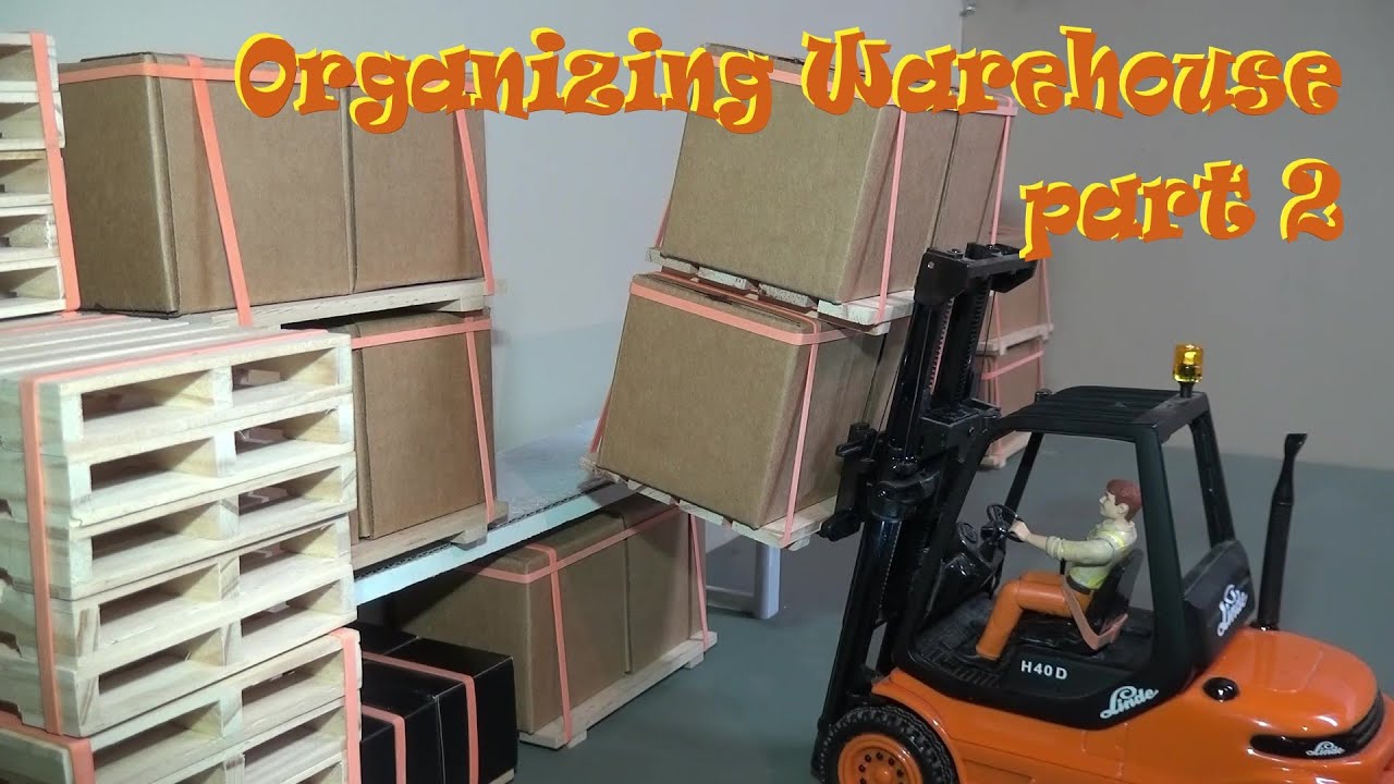 RC Forklift, Organizing Warehouse part 2, RC Construction Site.