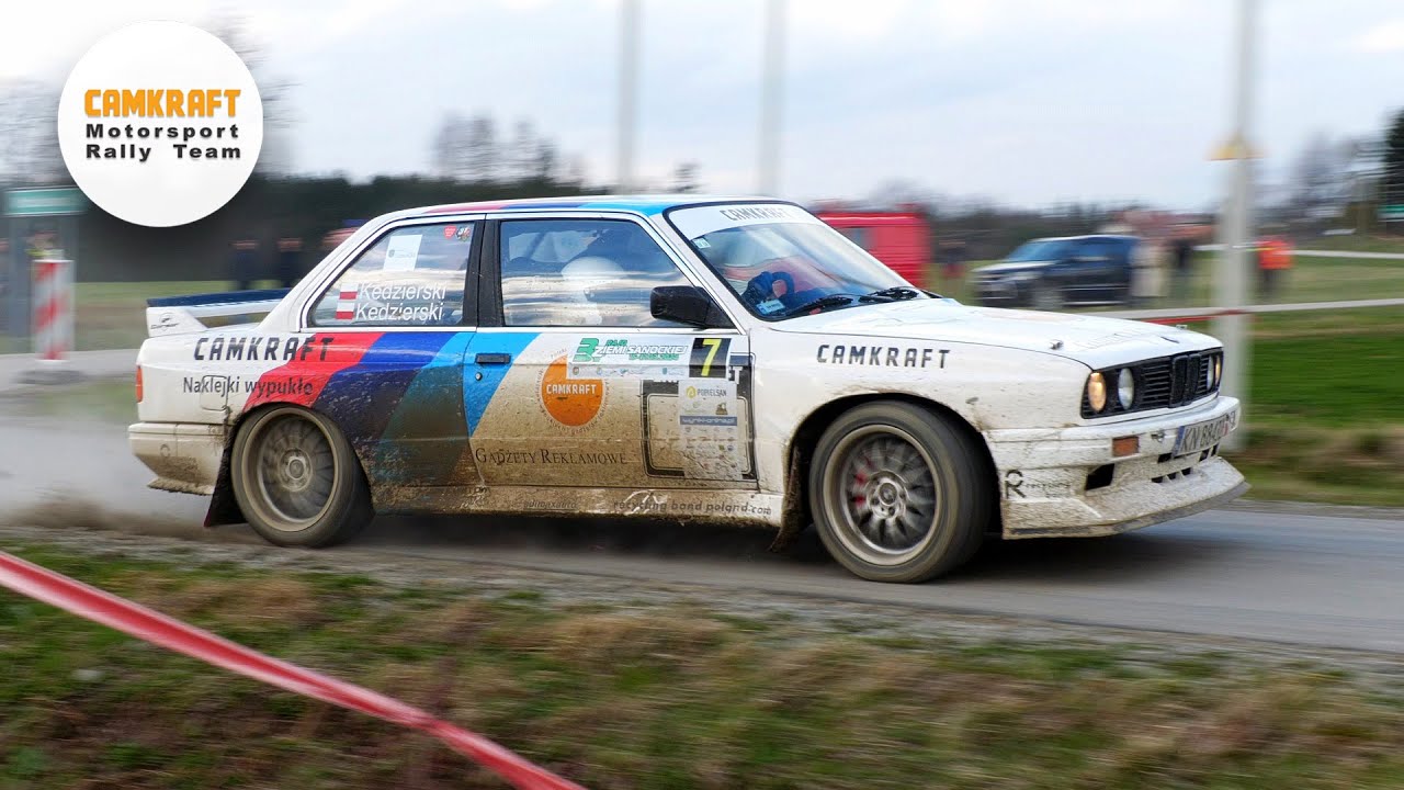 3 Rajd Ziemi Sanockiej - CAMKRAFT Motorsport - BMW e30 rally v8 - Kędzierski / Kędzierski | KJS