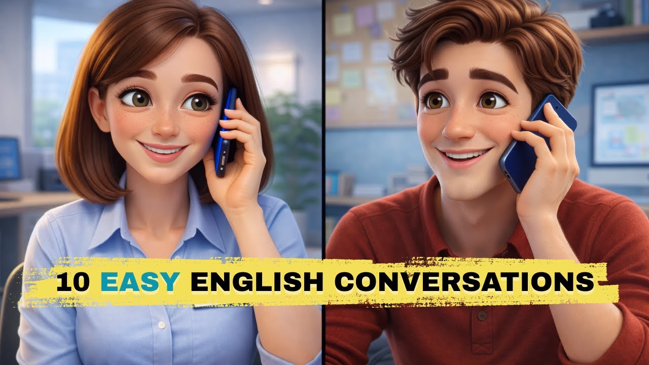 10 Simple English Conversations for Beginners | Real Life English Dialogues ( A2-B1)