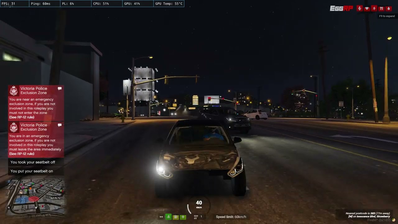Getting pulled over for speeding EGG RP