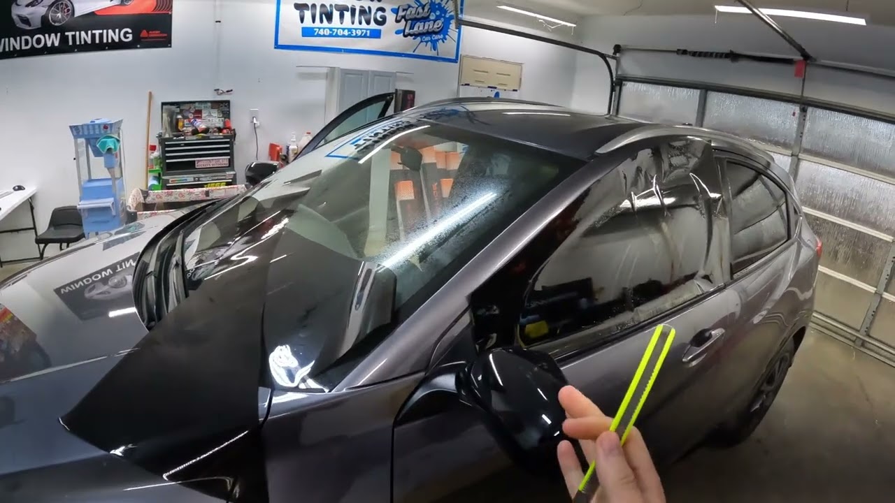 How to Cut, Shrink And Install Window Tint on 2022 Honda HRV. Long Format 4K Video!
