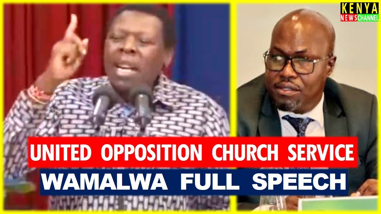 'WE DEMAND SERIOUS INVESTIGATIONS' Wamalwa on Johanna Ngeno Death with Gachagua & Matiangi in Church