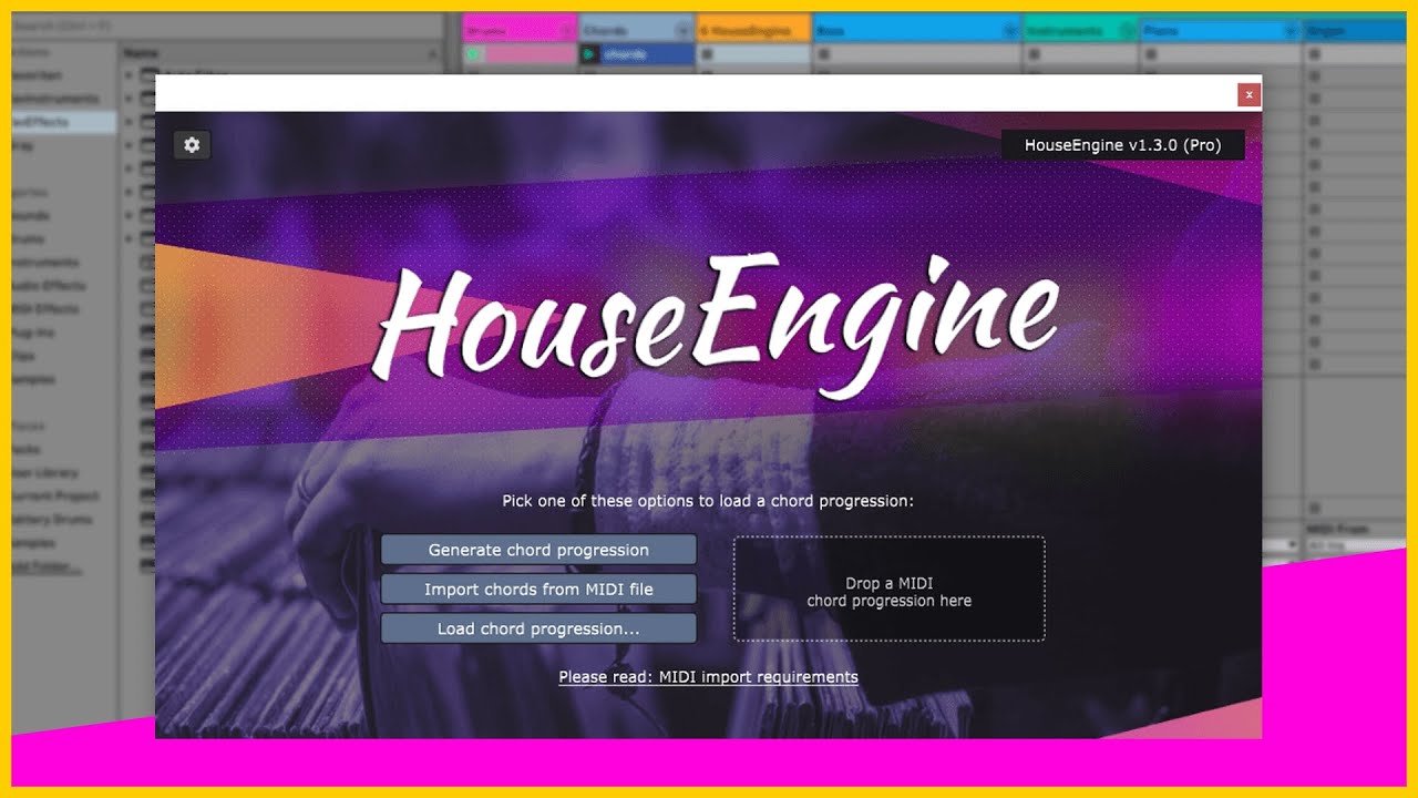 HouseEngine Introduction & Walkthrough | This plug-in generates House melodies and riffs for you