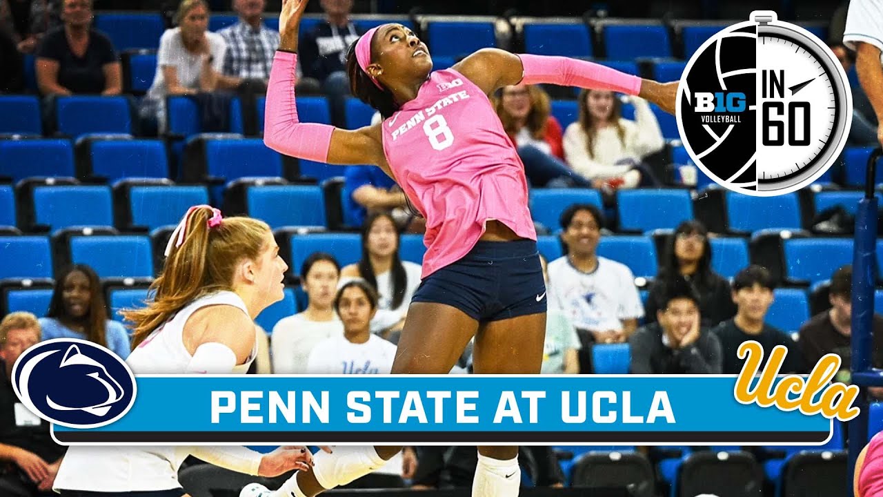 Penn State at UCLA | Oct. 24, 2024 | Big Ten Volleyball in 60