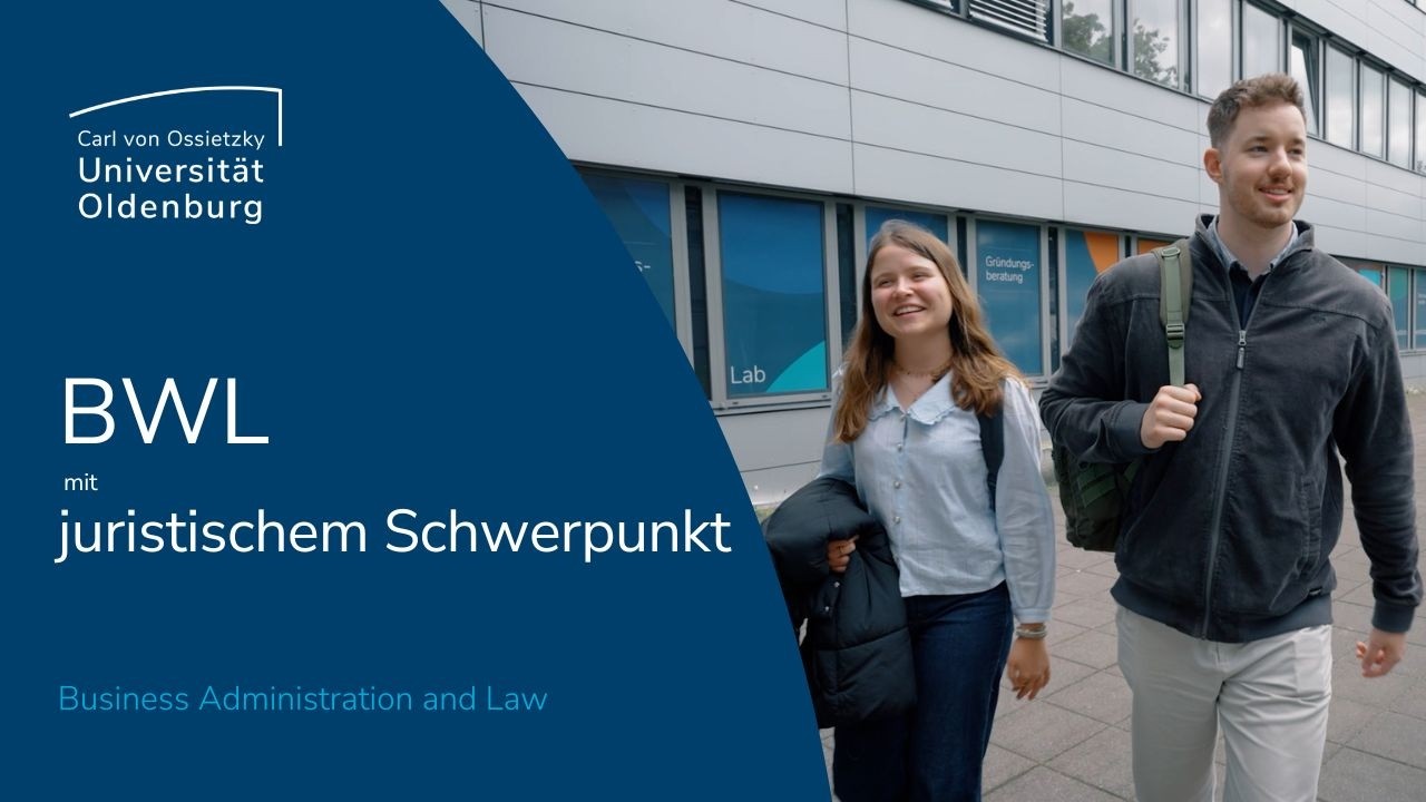BWL mit juristischem Schwerpunkt studieren | Universität Oldenburg