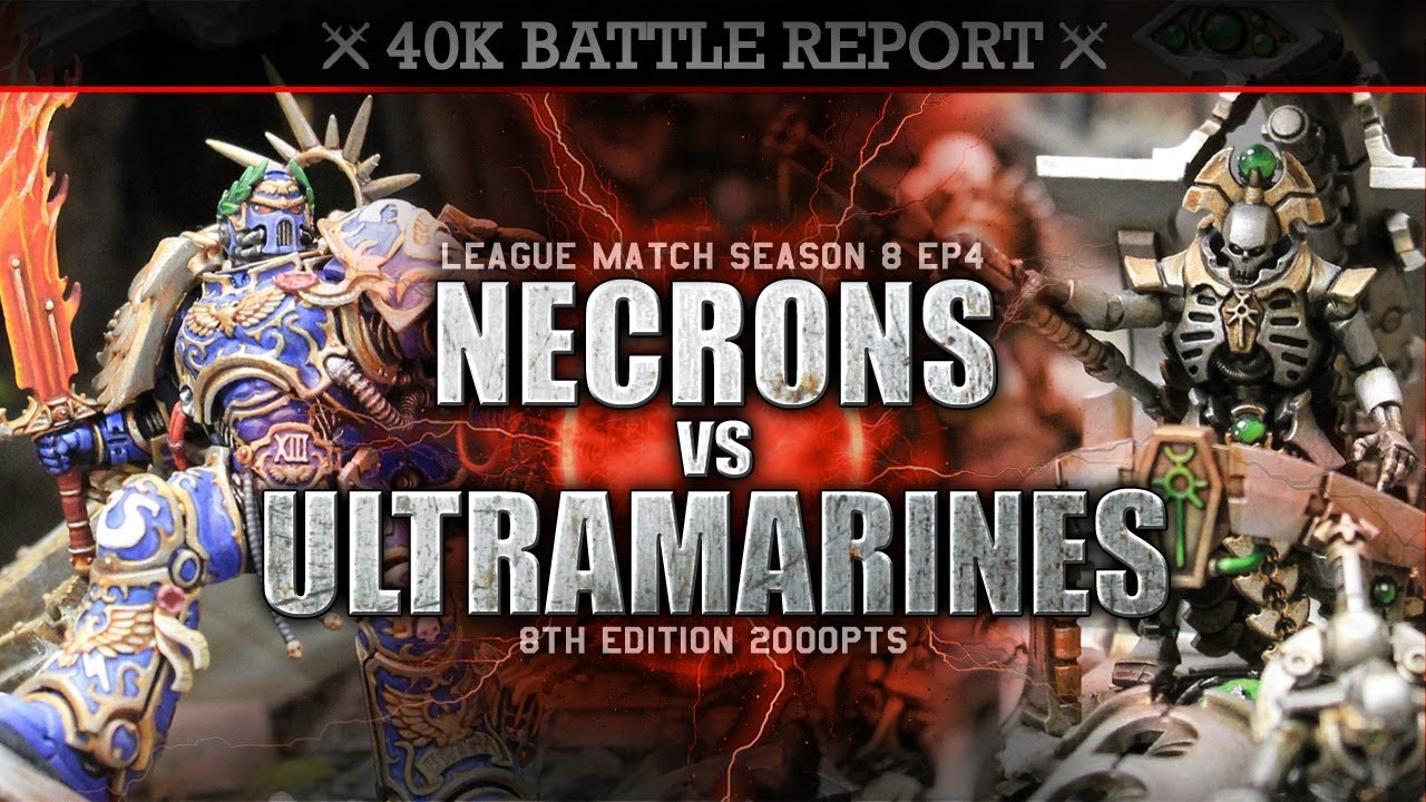 Space Marines vs Necrons Warhammer 40K Battle Report 2000pts 8th Ed S8:E4 RETURN OF THE PRIMARCH!