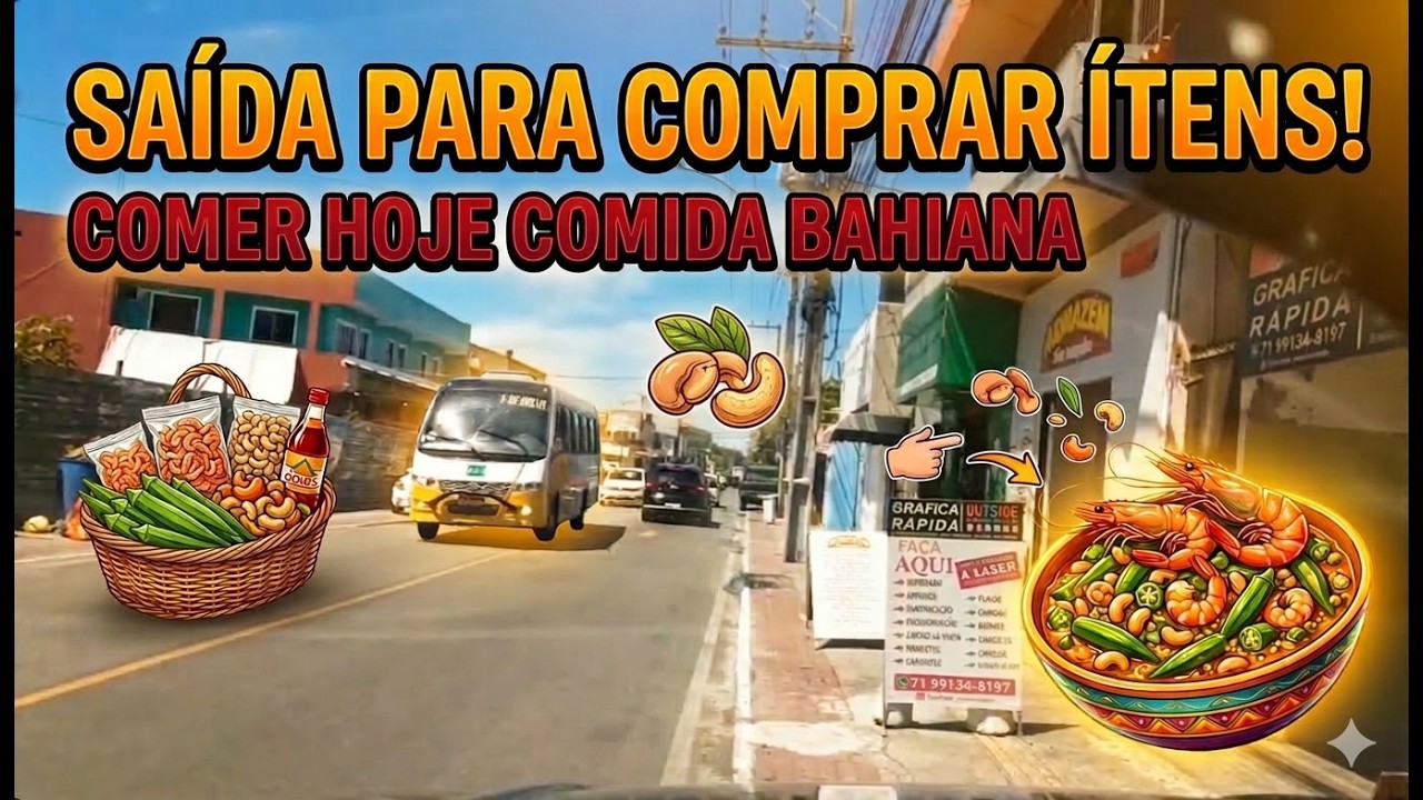 Mais uma saidinha para compras. Bora papiar... kkk - Jan. 2026