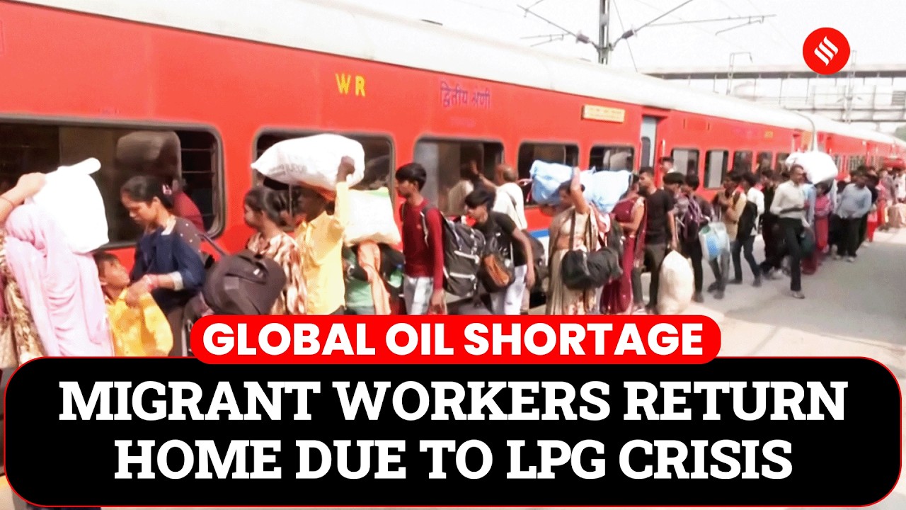 Global Oil Shortage: After Days Without LPG, Migrant Workers Forced To Return Home In Gujarat