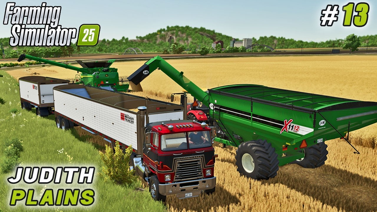 Weeds Control, Cut the Wheat, and Hit the Road | Farming simulator 25 | Judith Plains | Timelapse#13