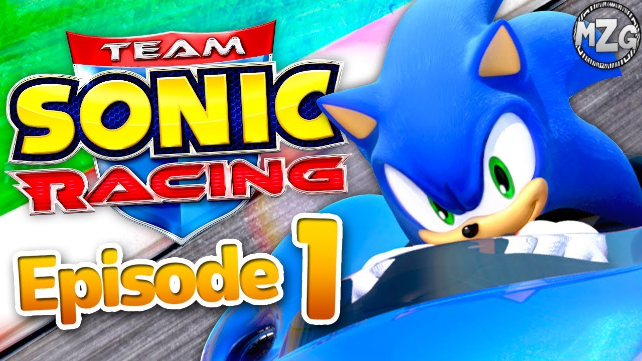 Прохождение игры Team Sonic Racing — Эпизод 1 — Team Sonic! Глава 1 100%!