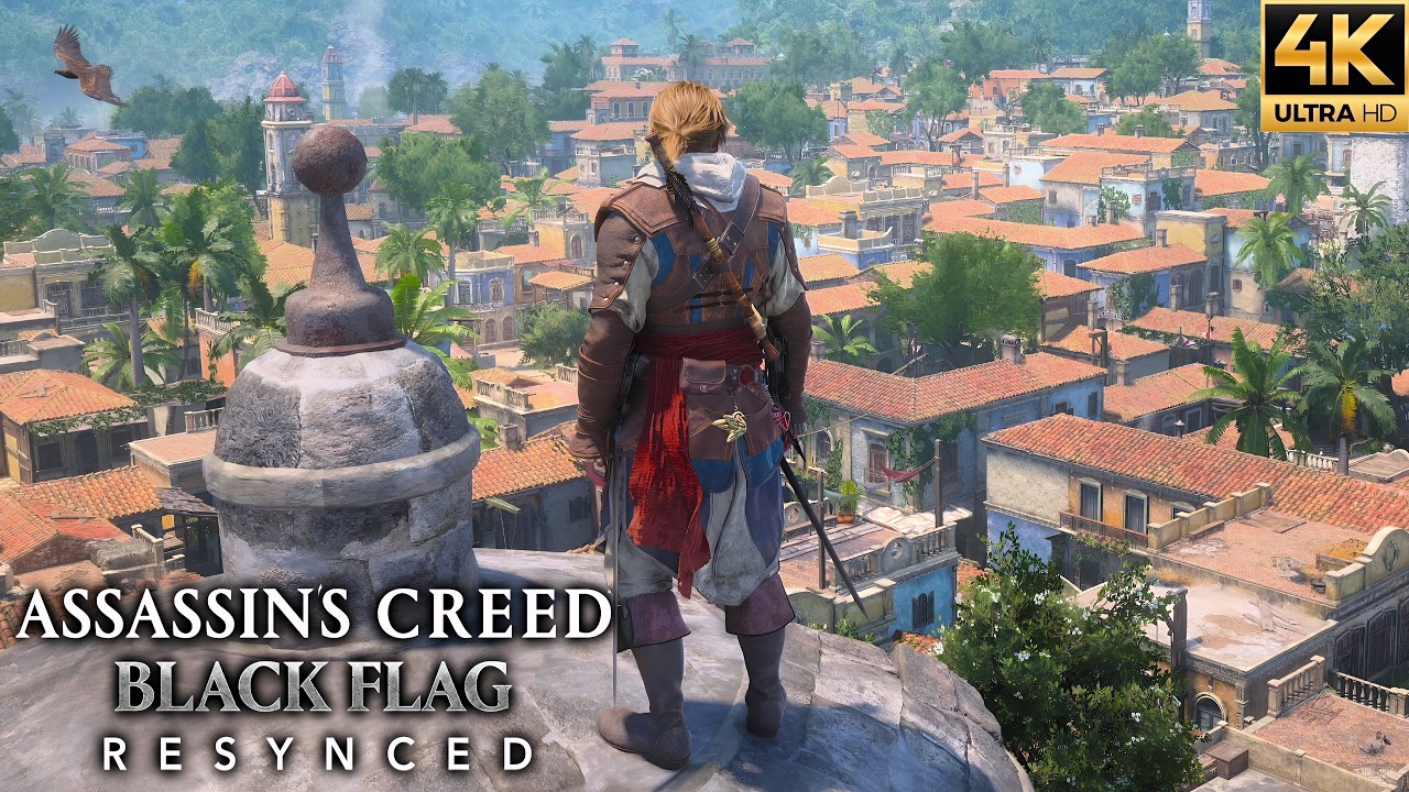 Assassin's Creed Black Flag Resynced - Free Roam Gameplay (PS5 Pro | 4K 60FPS)