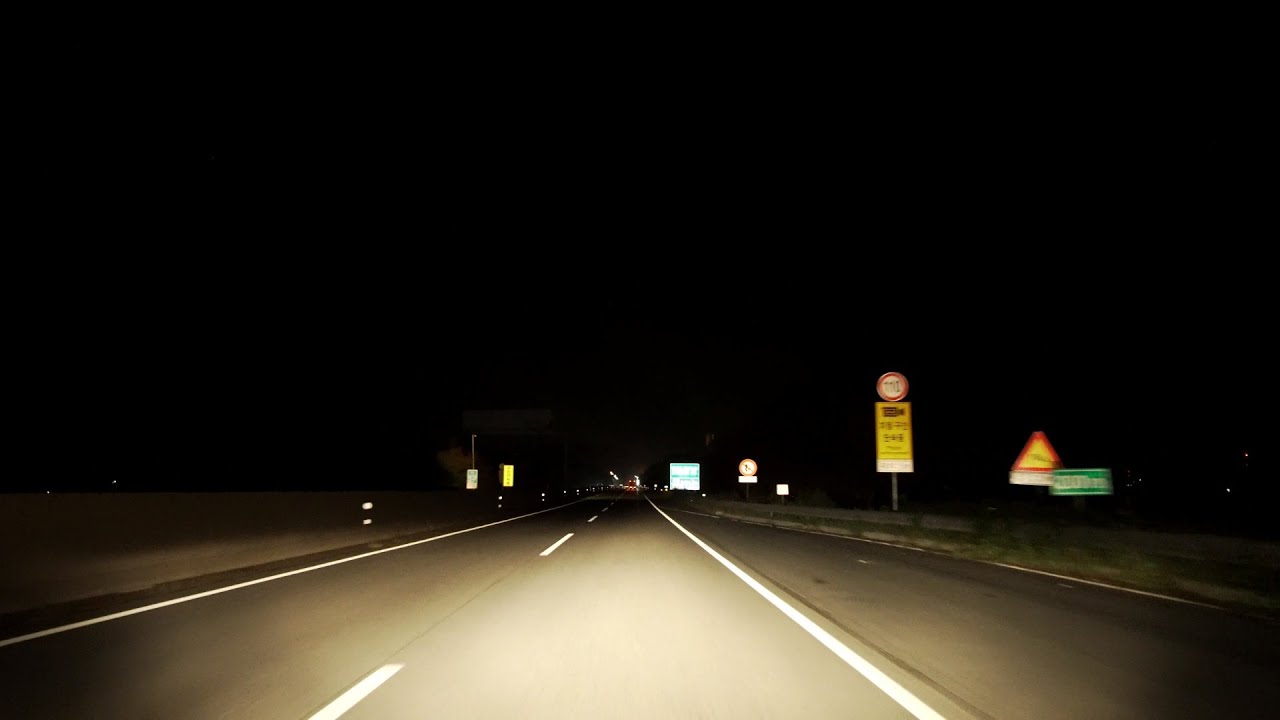 ASMR Highway Driving at Night - Boryeong to Seoul in Korea (No Talking, No Music)