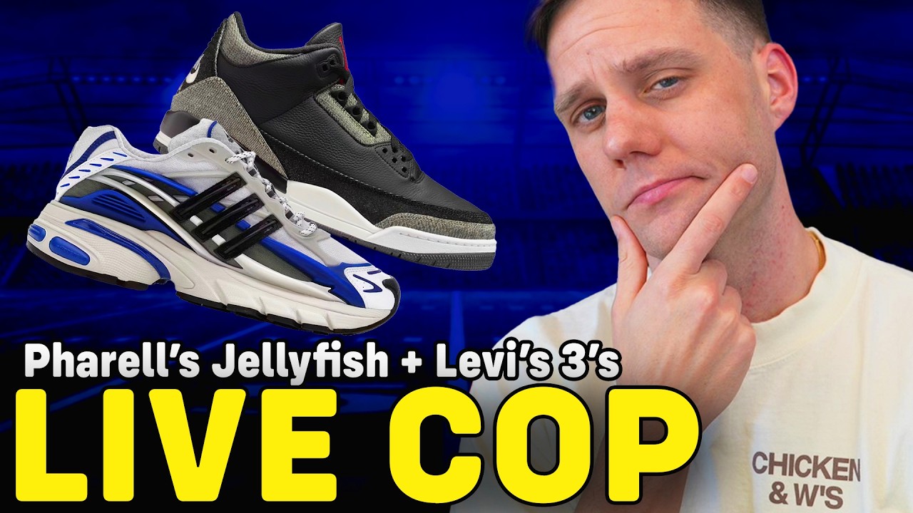 LIVE COP: ADIDAS JELLYFISH & LEVIS AIR JORDAN 3