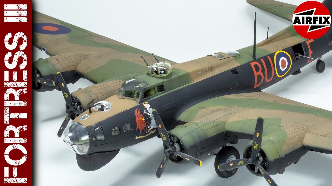 RAF Fortress III Electronic countermeasures (Airfix 1/72 scale model)