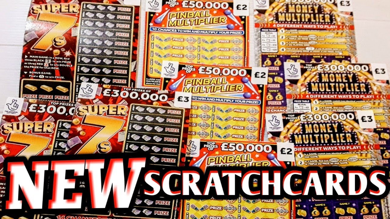 NEW SCRATCHCARDS.......NEW MONEY MULTIPLER...NEW PINBALL MULTIPLER...NEW  SUPER 7s