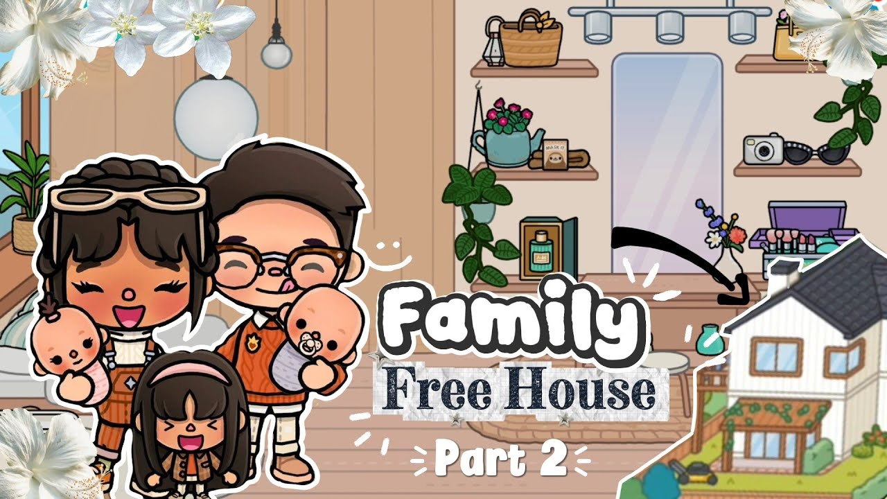 family FREE HOUSE design🐻☘️Toca Boca House Ideas For Family [House Design] TocaLifeWorld #tocaboca 