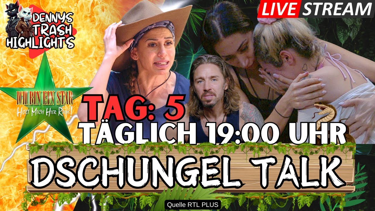 🚨 LIVE! STREIT, DRAMA & LÄSTEREI! Ariel & Gil Ofarim im FOKUS! Dschungelcamp TAG 5 #ibes