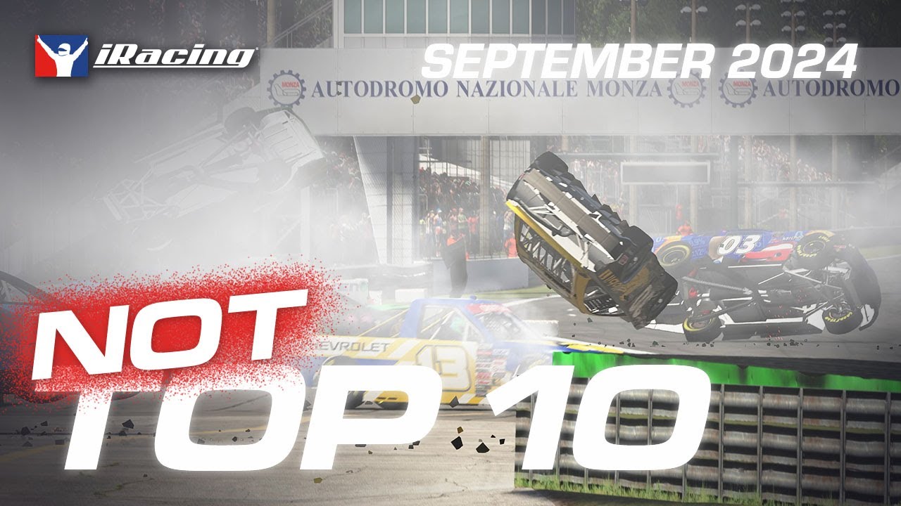 iRacing NOT Топ-10 лучших моментов — сентябрь 2024 г.