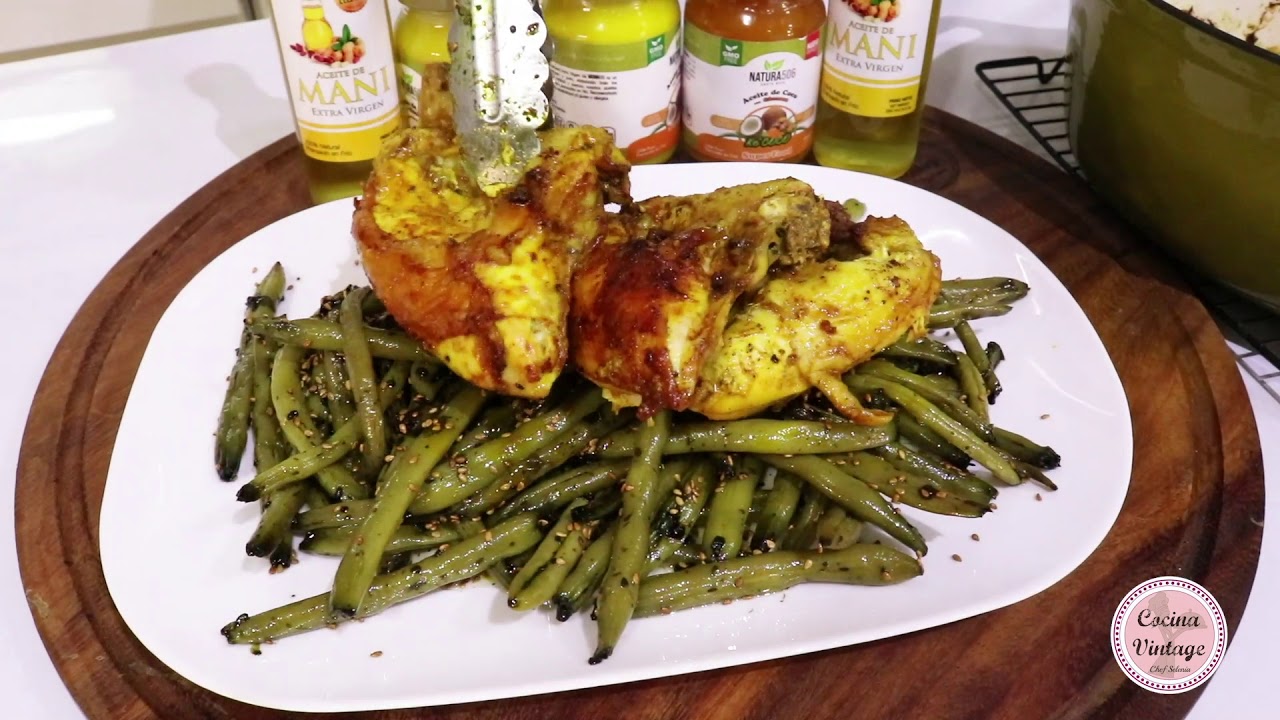 POLLO ASADO CON C&Uacute;RCUMA