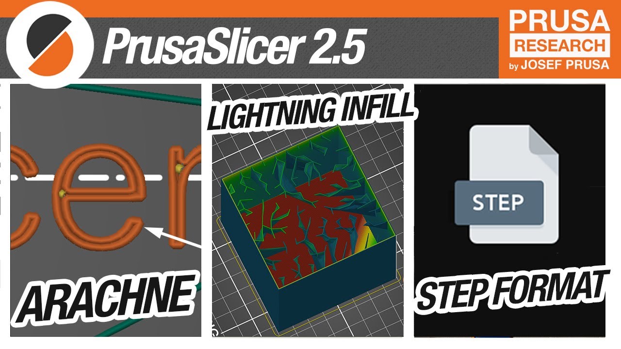 Обзор PrusaSlicer 2.5 — новый генератор периметра, поддержка файлов STEP, заполнение Lightning и ...