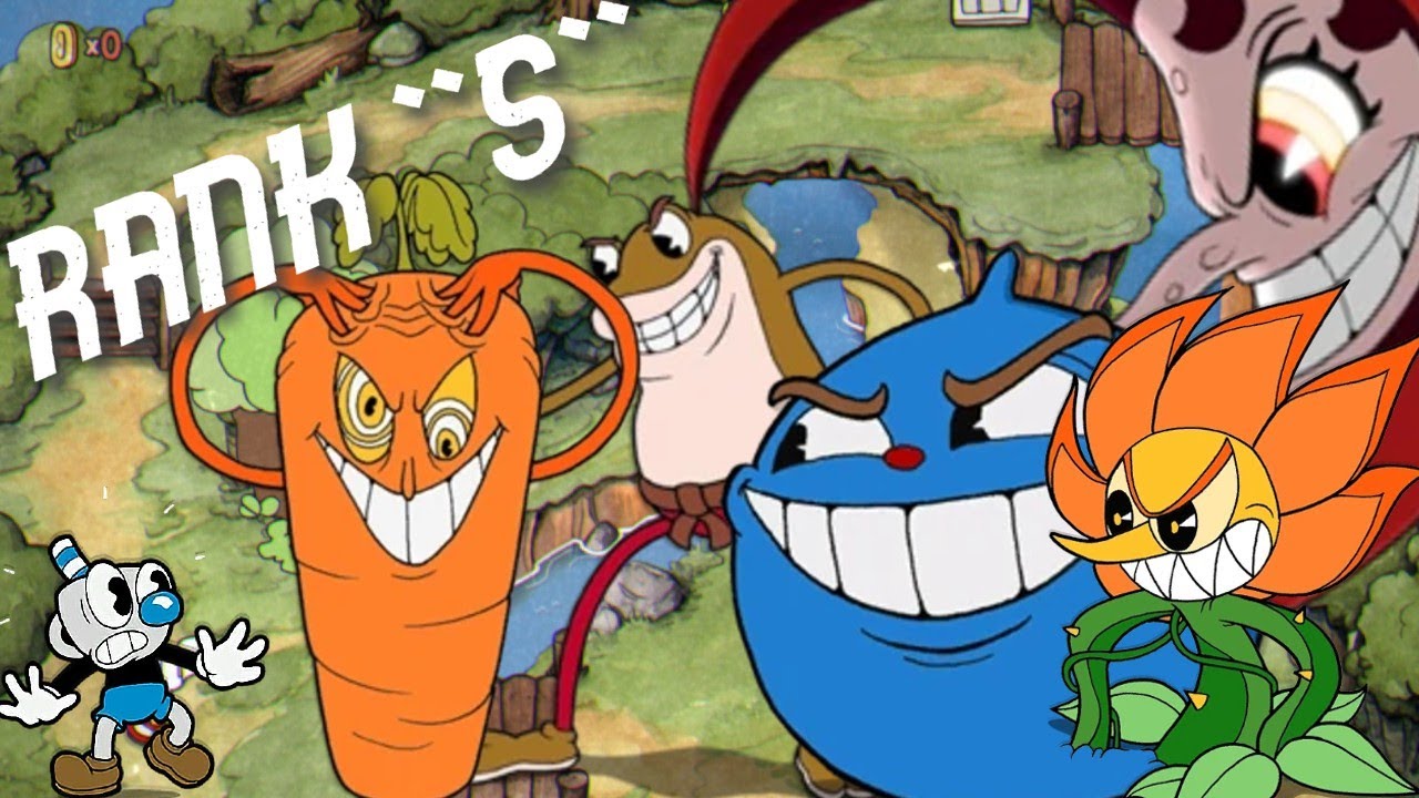 Cuphead: Isla Tintero 1 (Modo Experto) Rank S (Mugman)
