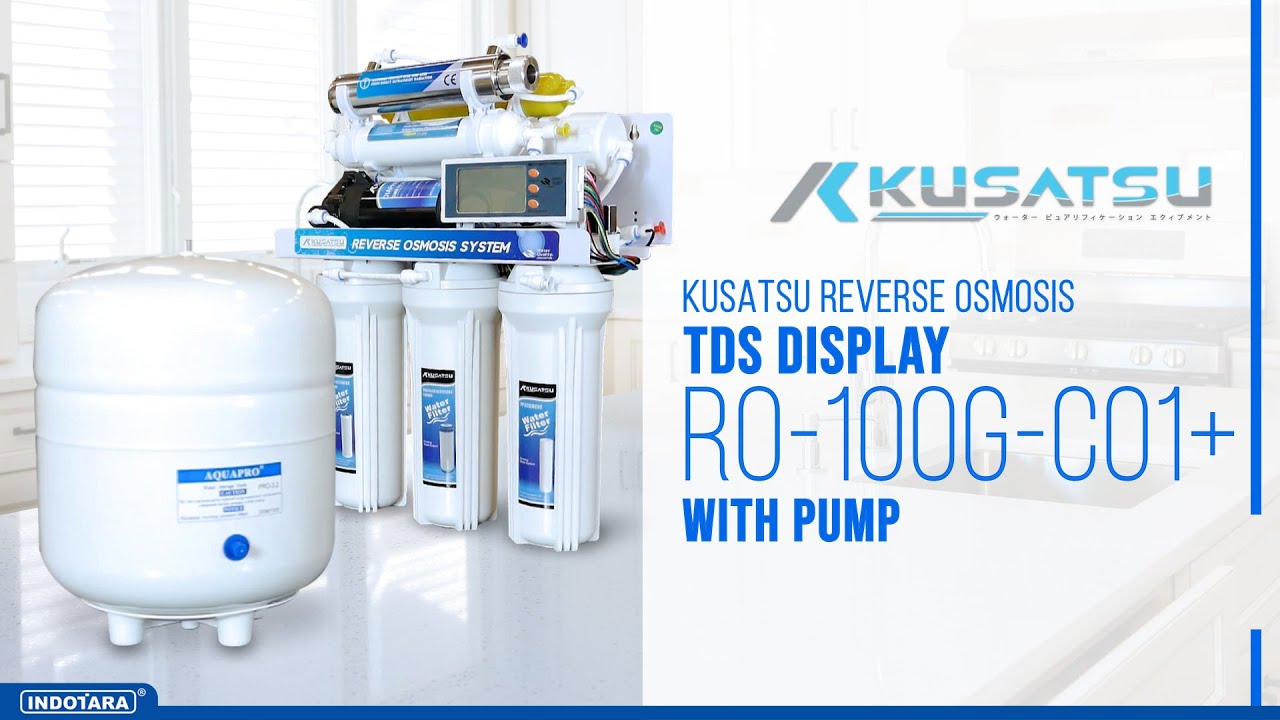 KUSATSU REVERSE OSMOSIS RO-100G-C01+, ADA TDS DISPLAYNYA